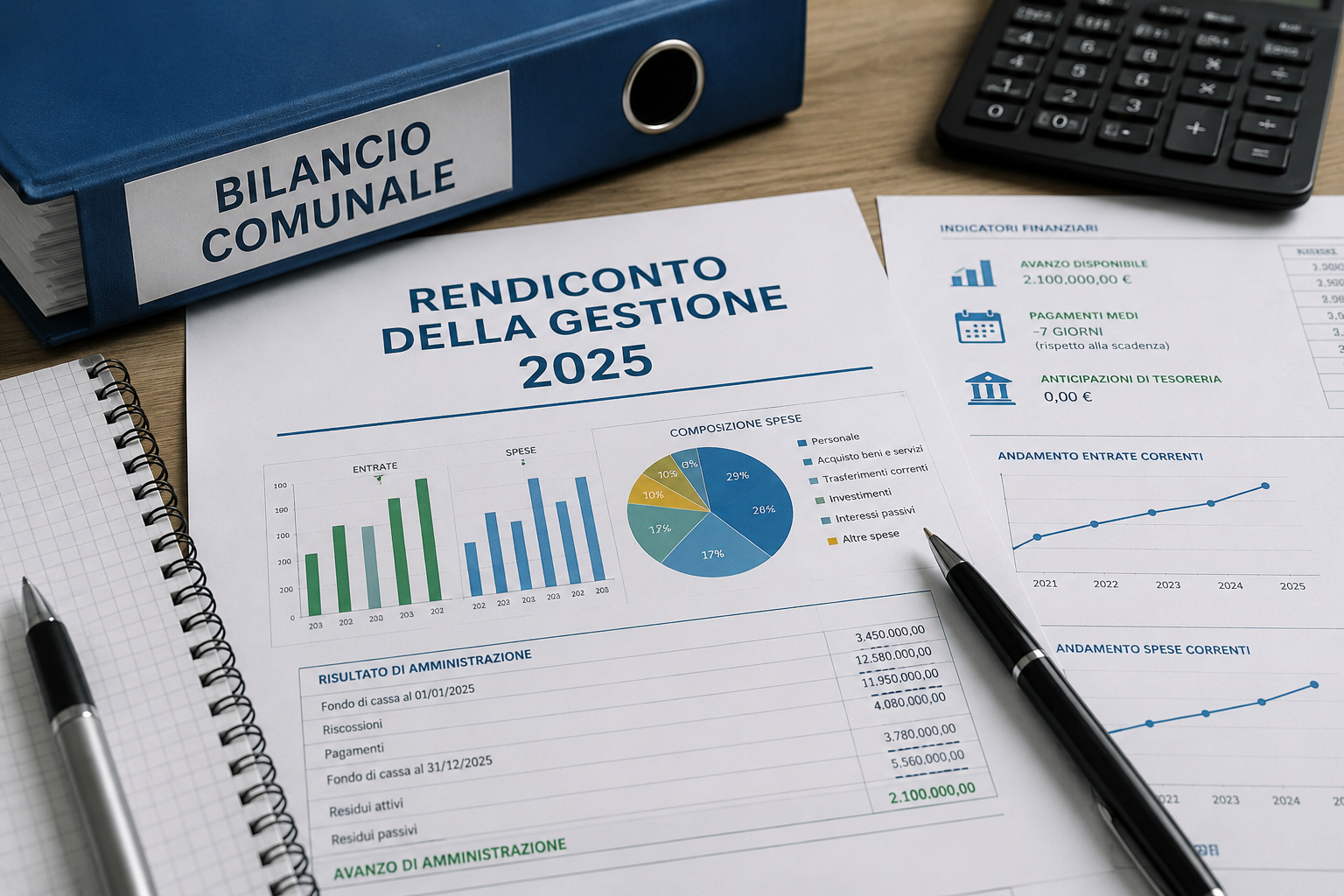 Conti in ordine: il rendiconto 2025 deve diventare programmazione per Palagiano