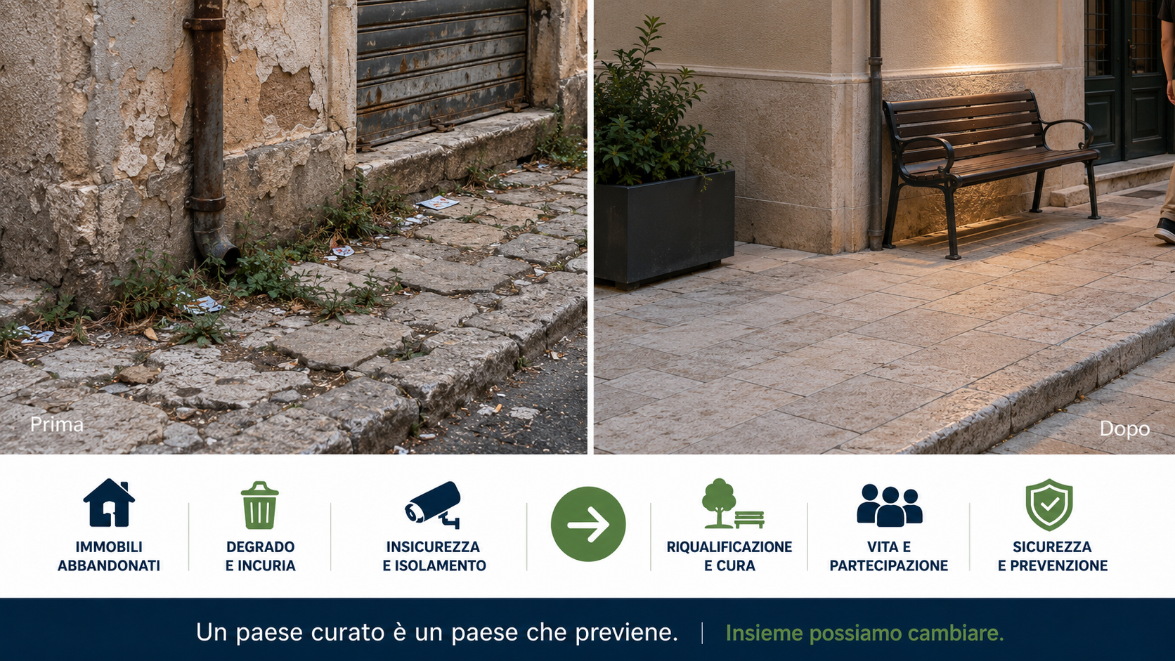 Riqualificare Palagiano significa anche renderla più sicura