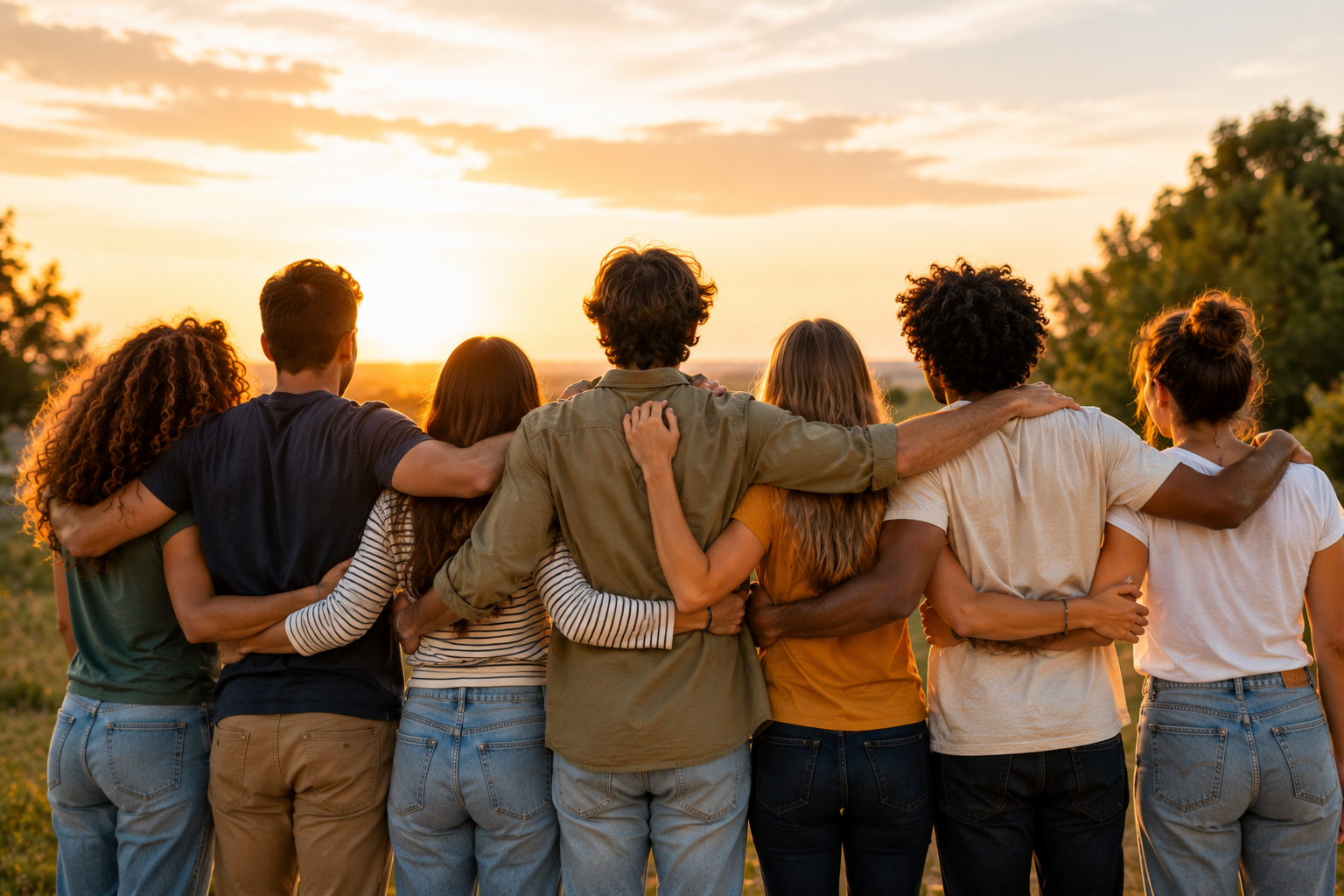 Persone che collaborano per un progetto civico